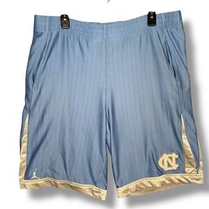 VTG Jordan Shorts Y2K Mens XL Blue UNC Tar Heels Basketball Carolina Athletic